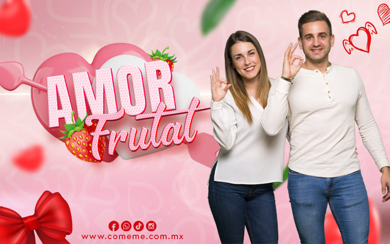 ¡Celebremos el Día del Amor y la Amistad 💖en Cómeme Arreglos Frutales🍓🥝🍇!