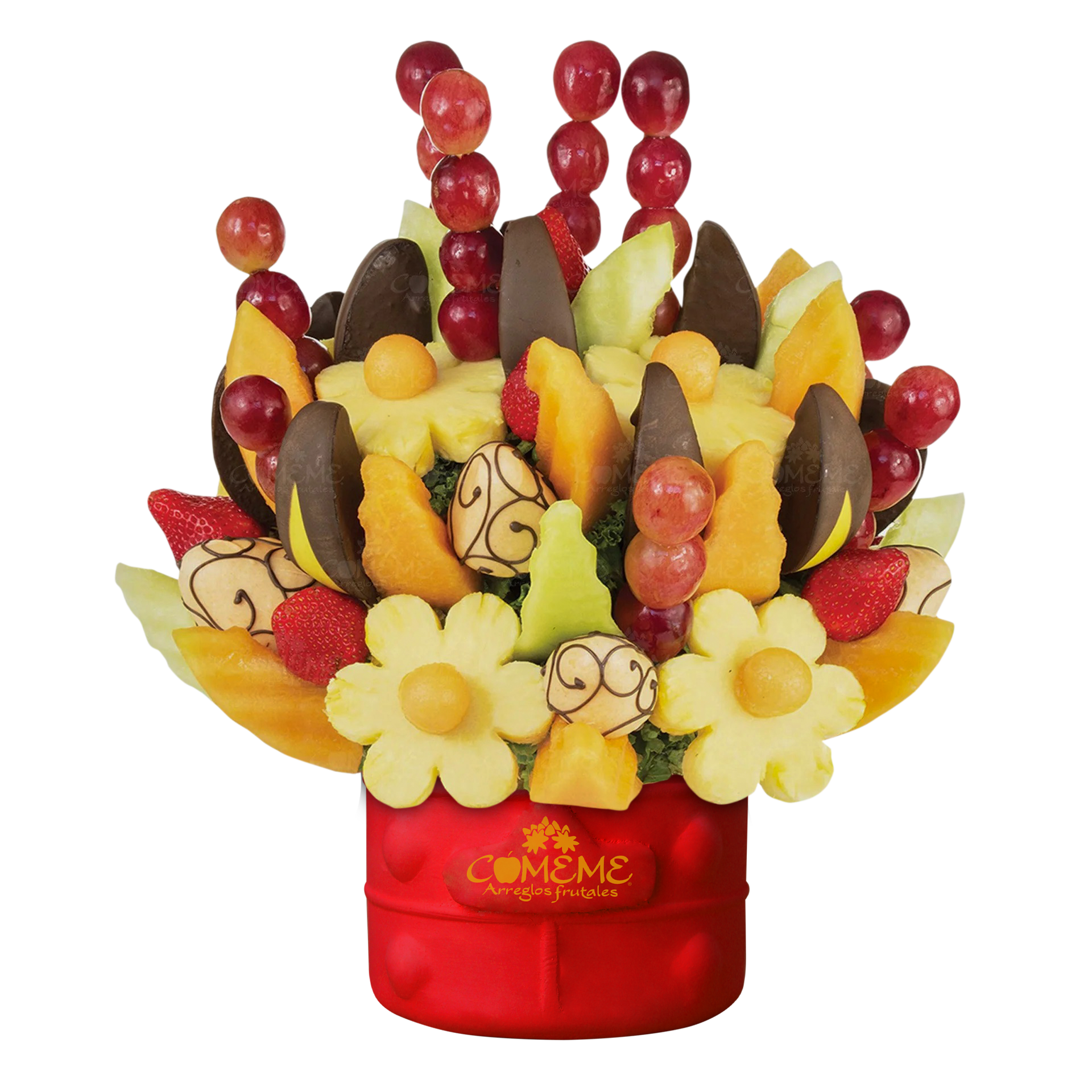 Choco Margaritas Deluxe - Arreglo  Frutal Comeme - Comeme
