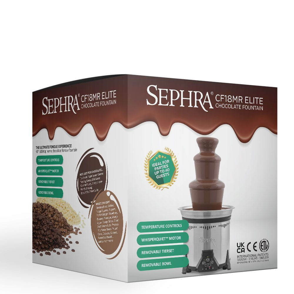 Venta de Fuente de chocolate Sephra ELITE - (Doméstica nueva de 19") - Comeme