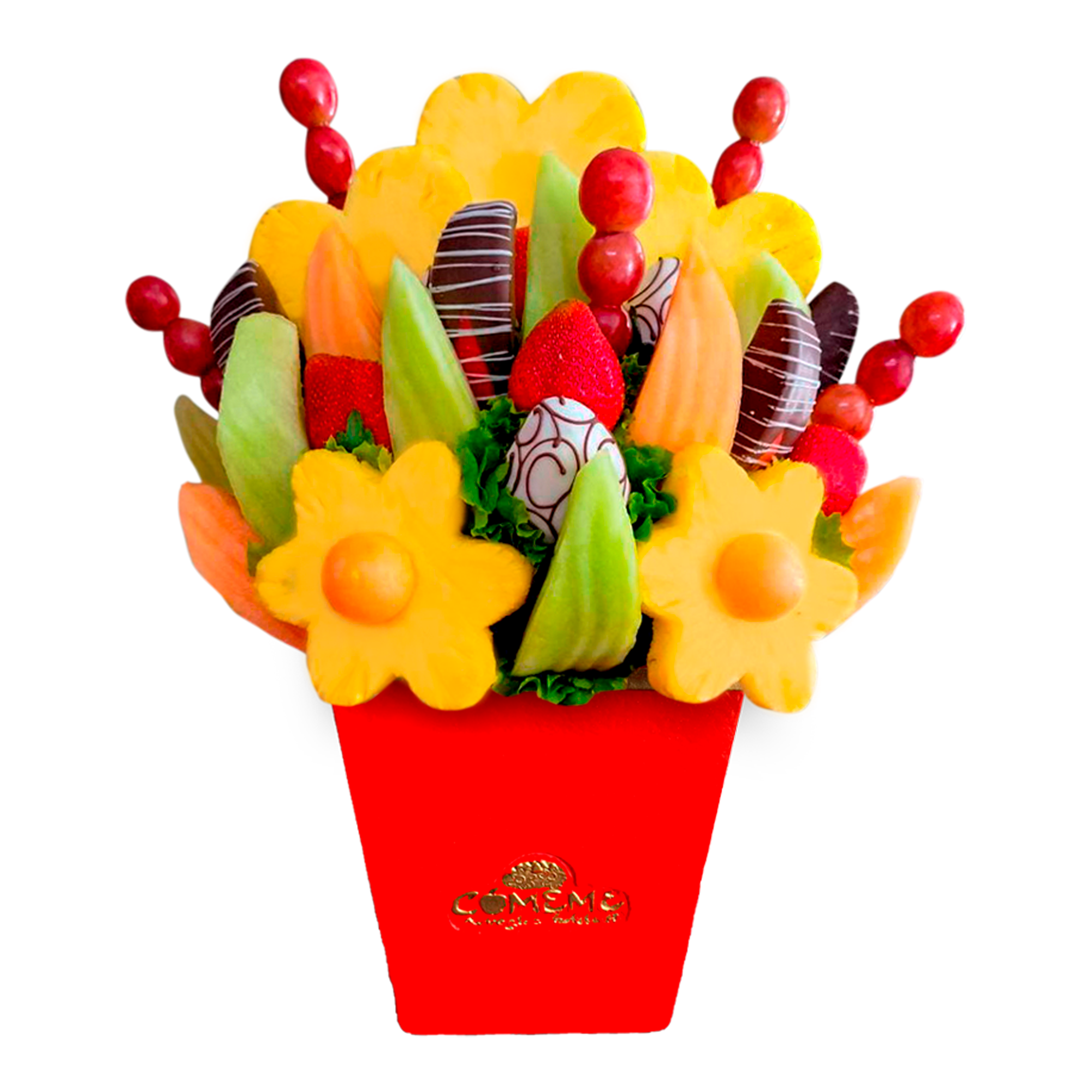 Corazón De Celebración - Arreglo Frutal Comeme - Comeme