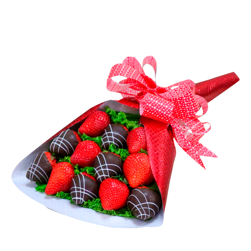 Ramo de Fresas 12 piezas - Comeme