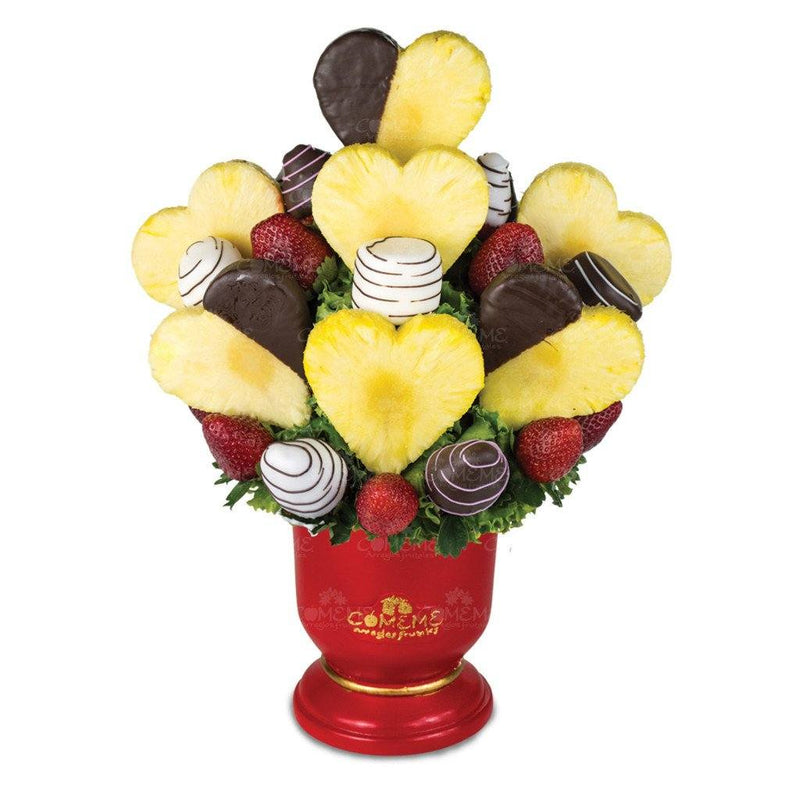 copa - Copa de corazones - Arreglo Frutal Comeme - Comeme