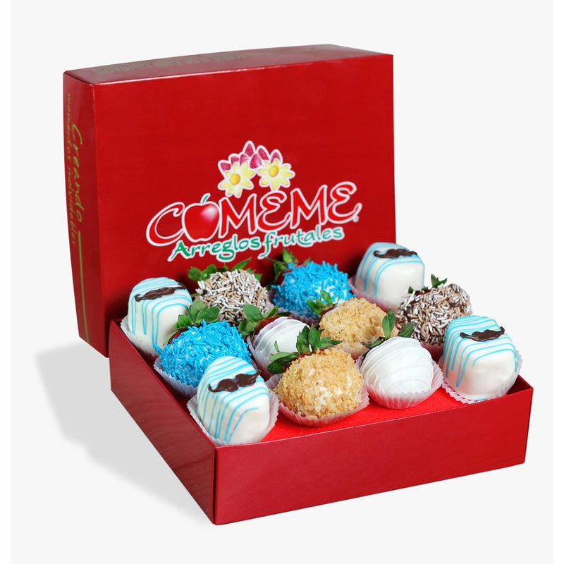 Cajas Frutales - Caja Mustache Comeme - Comeme