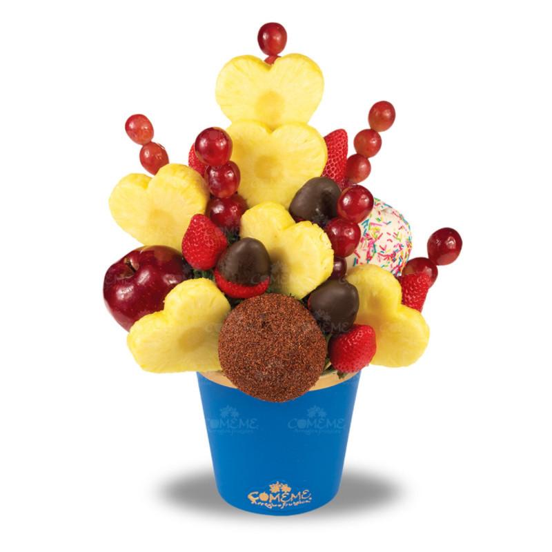 Arreglos Frutales - Bouquet De Manzana Deluxe - Arreglo Frutal Comeme - Comeme