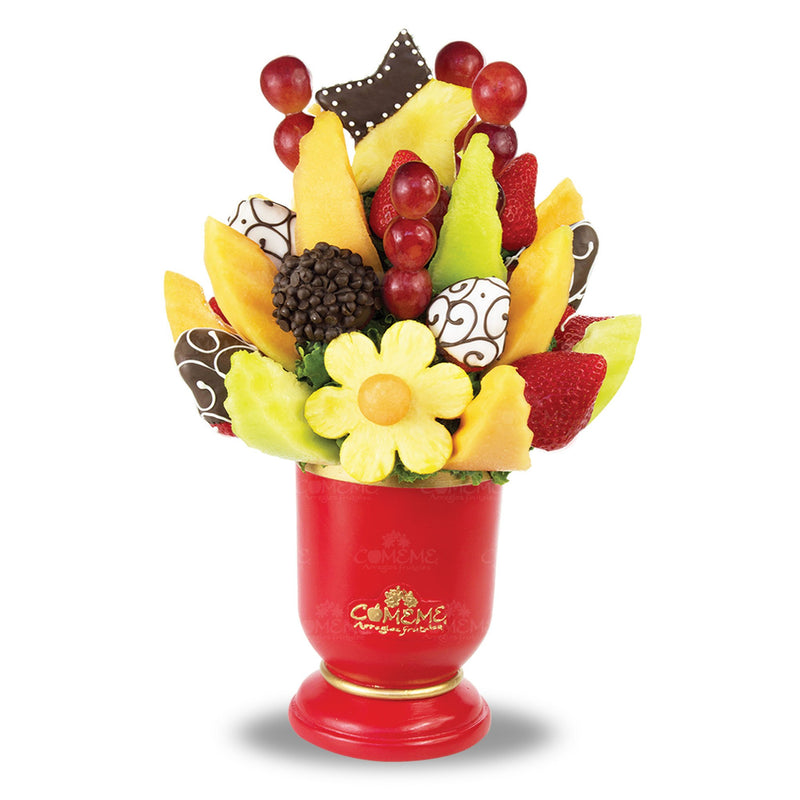 Arreglos Frutales - Estrella Amarilla Deluxe - Arreglo Frutal Comeme - Comeme