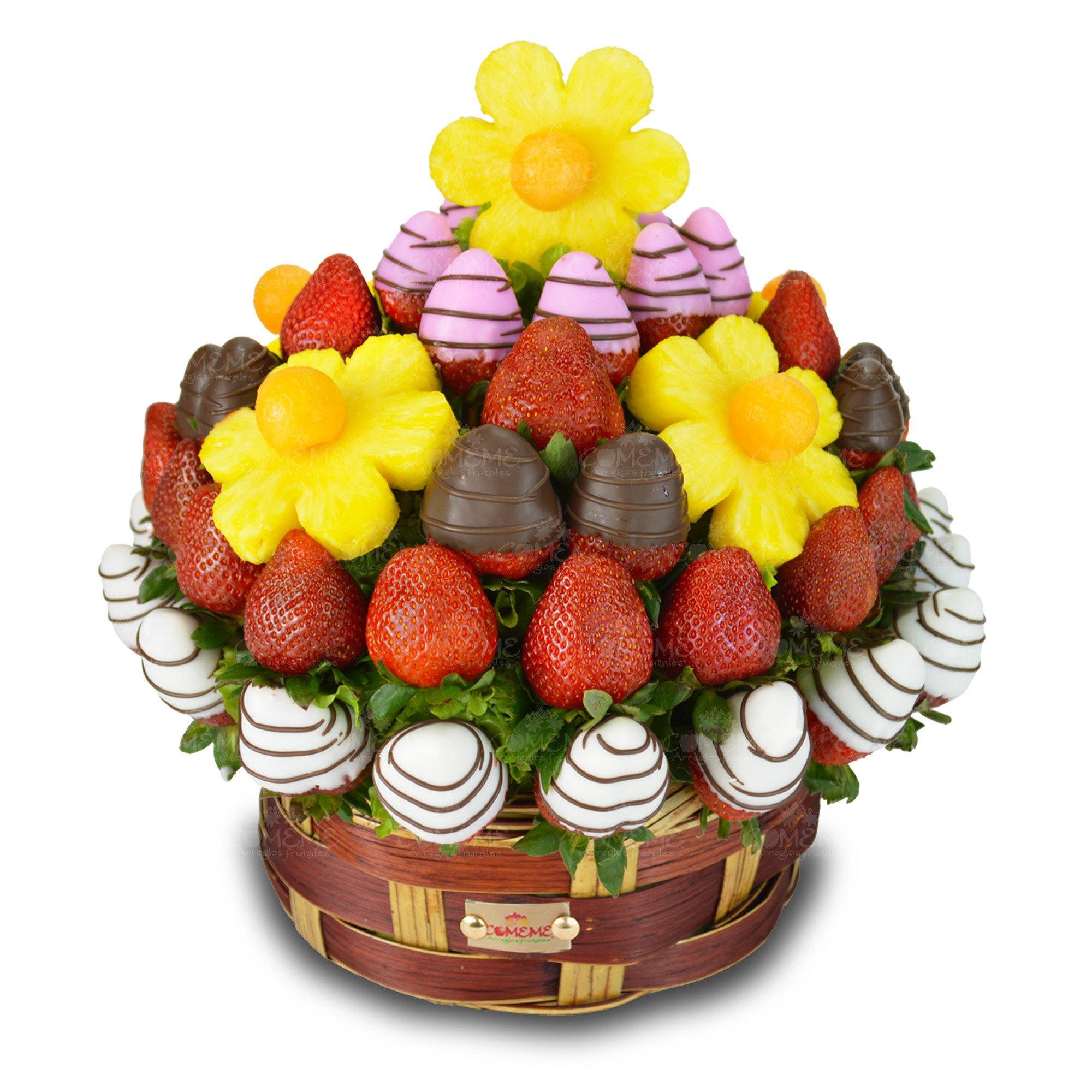 Arreglos Frutales - Florecer de Margaritas - Arreglo Frutal Comeme - Comeme