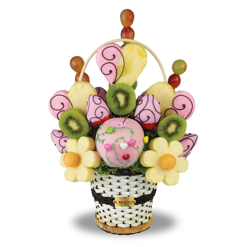 Arreglos Frutales - Florecer Rosa Deluxe - Arreglo Frutal Comeme - Comeme