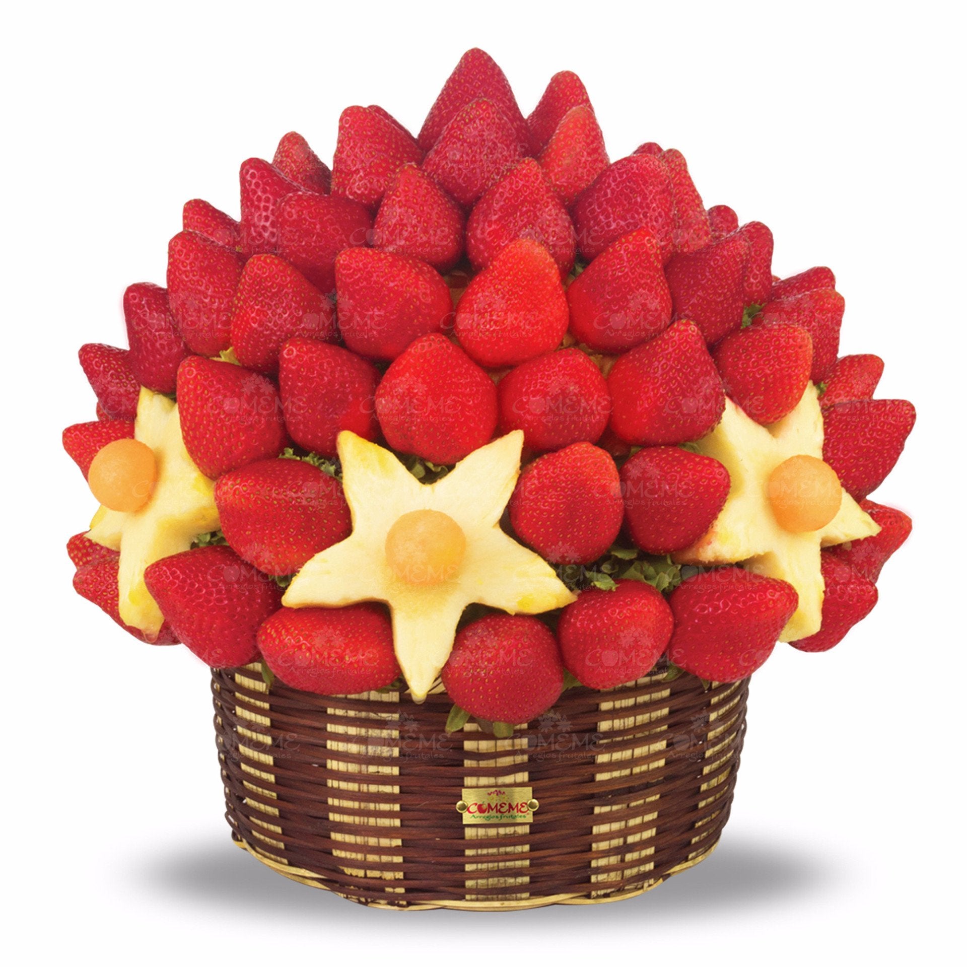 Arreglos Frutales - Margari Rosas de Lujo (M) - Arreglo Frutal Comeme - Comeme