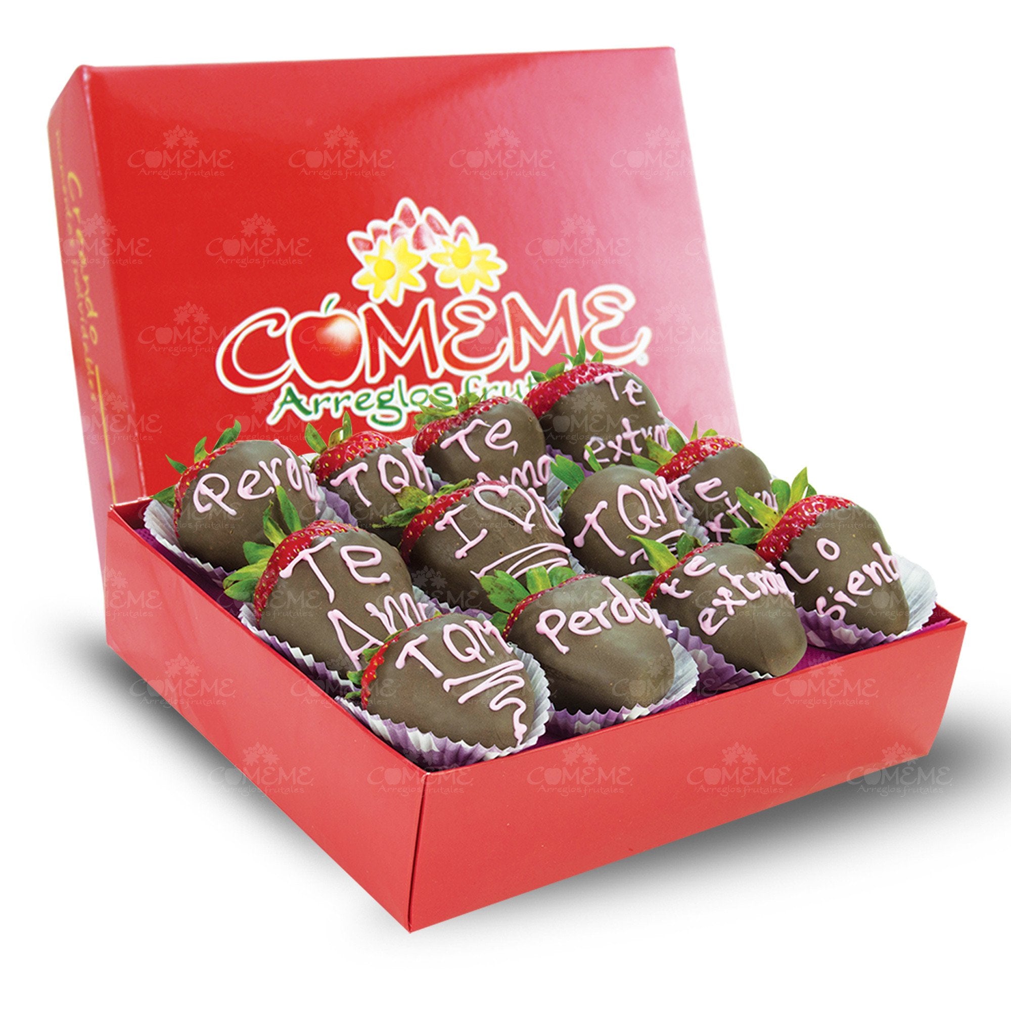 Cajas Frutales - Caja Perdóname - Caja Comeme - Comeme