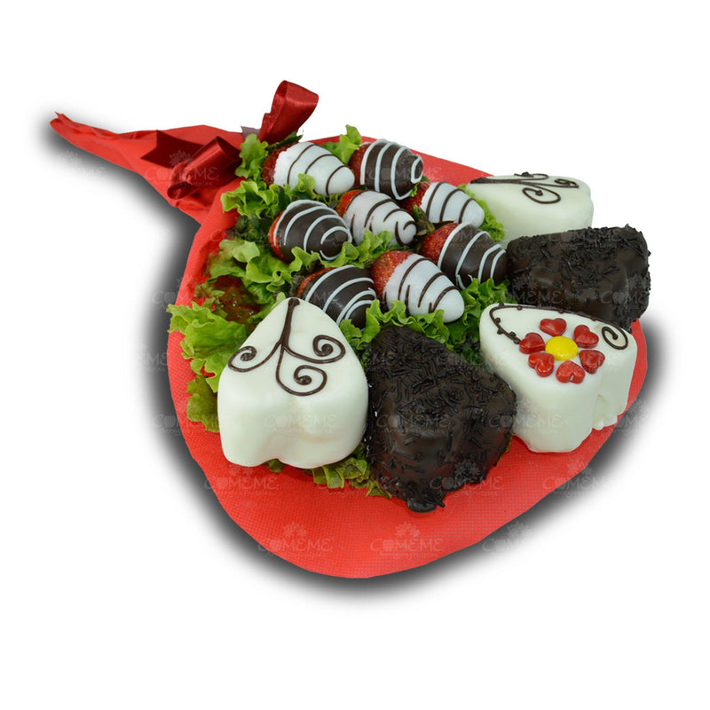 Ramos de fresa - Ramo Bombon Grande - Ramo Comeme - Comeme